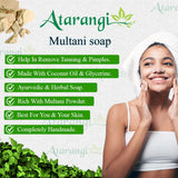<p>Multani Mitti Handmade Soap With Multani Mitti For Remove Pimple Marks and Glowing Skins </p> <p style="font-size: 15px; line-height: 1.5;">   Free Cash on Delivery 3 - 5 Days <br>   1k+ Sold last month <br> ⭐️⭐️⭐️⭐️⭐️4.8/5 (12,600+ REVIEWS)</p