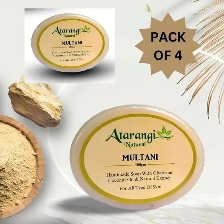 <p>Multani Mitti Handmade Soap With Multani Mitti For Remove Pimple Marks and Glowing Skins </p> <p style="font-size: 15px; line-height: 1.5;">   Free Cash on Delivery 3 - 5 Days <br>   1k+ Sold last month <br> ⭐️⭐️⭐️⭐️⭐️4.8/5 (12,600+ REVIEWS)</p