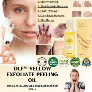<p>YELLOW®- PEELING OIL FOR DARK SKIN</p> <p style="font-size: 15px; line-height: 1.5;">   Free Cash on Delivery 3 - 5 Days <br>   2k+ Sold last month <br> ⭐️⭐️⭐️⭐️⭐️4.7/5 (12,600+ REVIEWS)</p